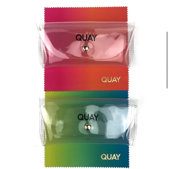 QUAY CEO SUNGLASSES PURPLE FRAME - Picture 4 of 4